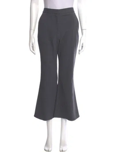 Pre-owned Stella Mccartney Wool Wide Leg Pants In Gray