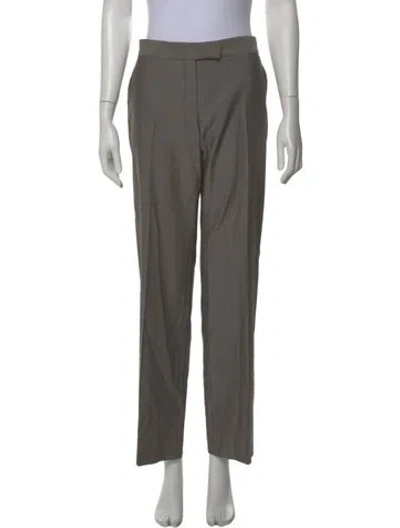 Pre-owned Stella Mccartney Wool Wide Leg Pants In Gray