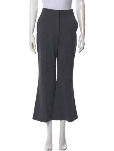 Pre-owned Stella Mccartney Wool Wide Leg Pants In Gray