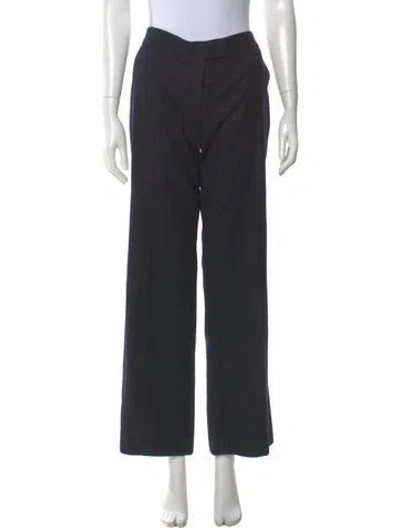 Pre-owned Stella Mccartney Wool Wide Leg Pants In Gray