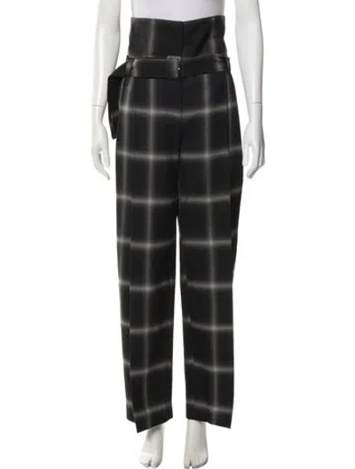 Pre-owned Stella Mccartney Wool Wide Leg Pants In Gray