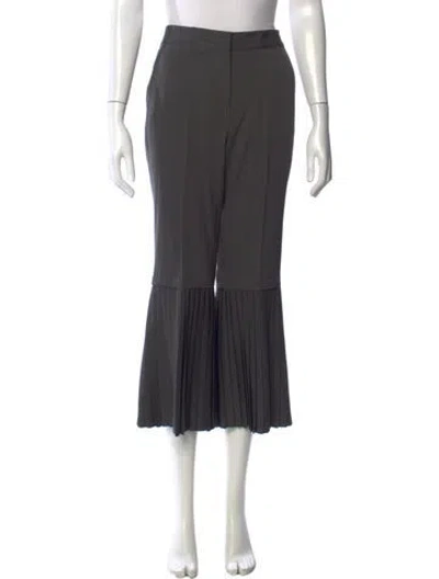 Pre-owned Stella Mccartney Wool Wide Leg Pants In Gray