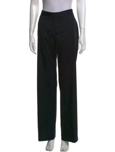 Pre-owned Stella Mccartney Wool Wide Leg Pants In Gray