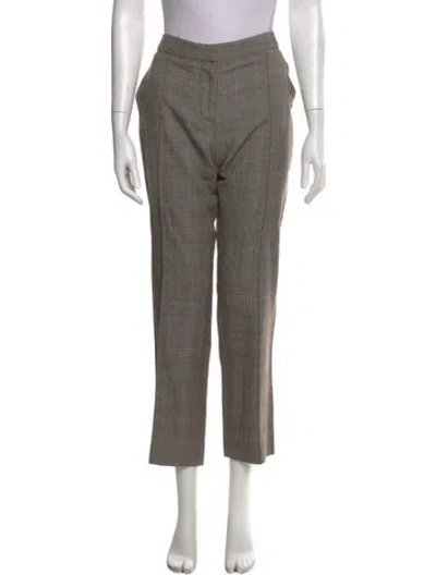 Pre-owned Stella Mccartney Wool Wide Leg Pants In Neutral