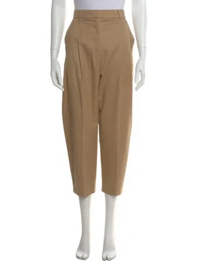 Pre-owned Stella Mccartney Wool Wide Leg Pants In Neutral