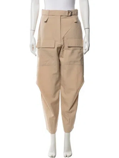 Pre-owned Stella Mccartney Wool Wide Leg Pants In Neutral
