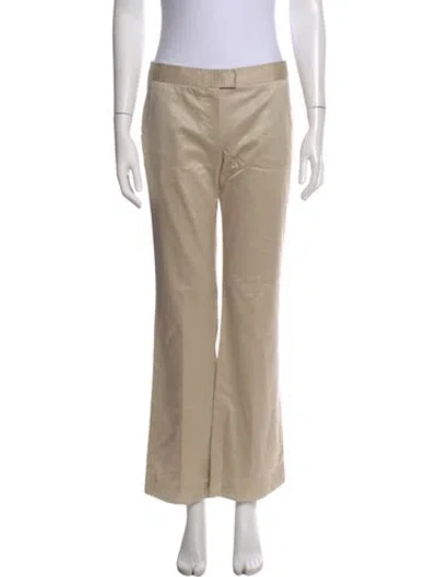Pre-owned Stella Mccartney Wool Wide Leg Pants In Neutral