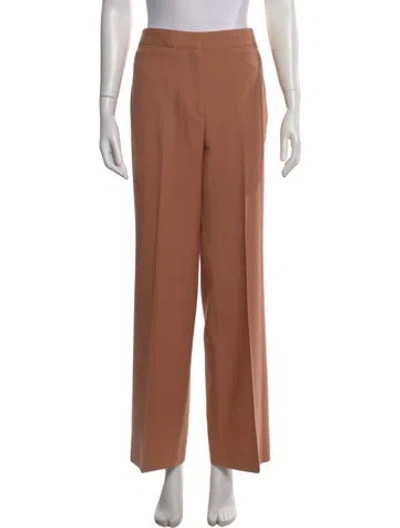 Pre-owned Stella Mccartney Wool Wide Leg Pants In Neutral
