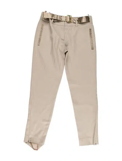 Pre-owned Stella Mccartney Wool Wide Leg Pants In Neutral