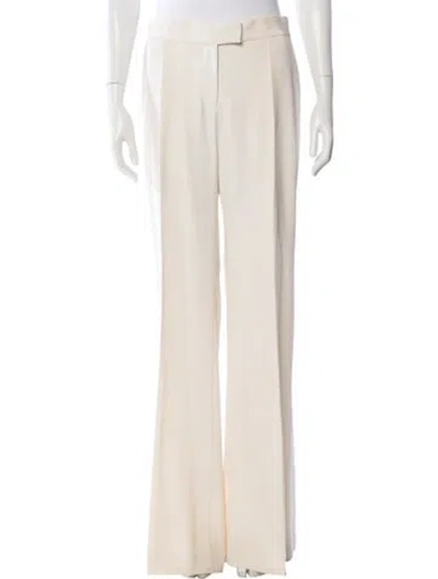 Pre-owned Stella Mccartney Wool Wide Leg Pants In Pink