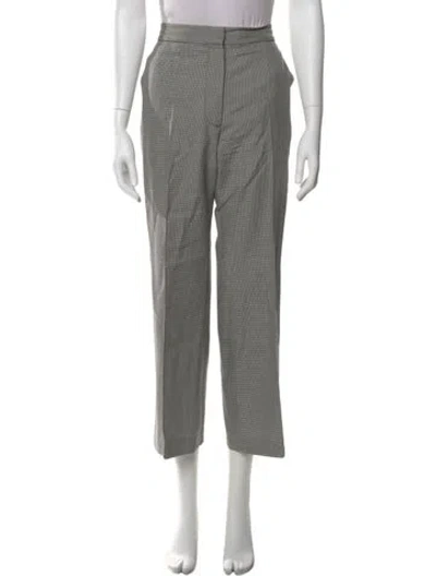 Pre-owned Stella Mccartney Wool Wide Leg Pants In White