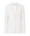 Stella Mccartney Wool-blend Blazer In White