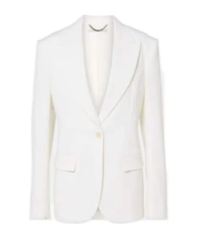 Stella Mccartney Wool-blend Blazer In White