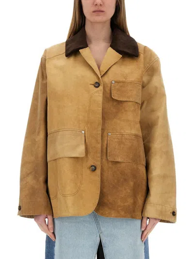 Stella Mccartney Women's Workwear Harrington Jacket In Beige