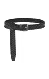 Stella Mccartney Woven Alter Mat Belt In Black