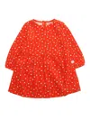 Stella Mccartney Woven Dress In Red