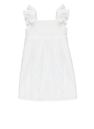 Stella Mccartney Babies' Woven Dress In White