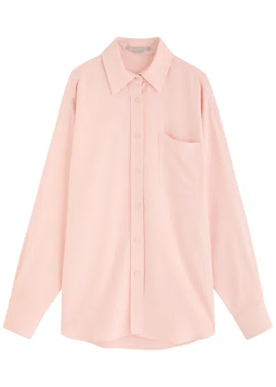 Stella Mccartney Woven Shirt In Pink Light