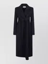 Stella Mccartney Wrap Coat With Belted Waist And Long Sleeves In Multi