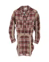 Stella Mccartney Wren Ruched Dress In Multicolor Cotton In Multi
