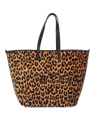 Stella Mccartney Bolso Shopping In Estampado Animalier