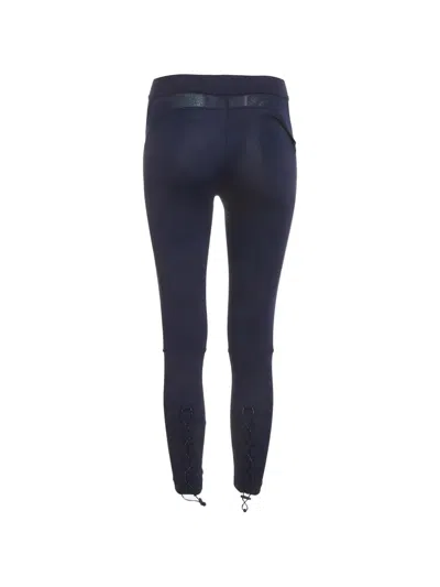 Pre-owned Stella Mccartney X Adidas Elasticated Waist Leggings In Blue