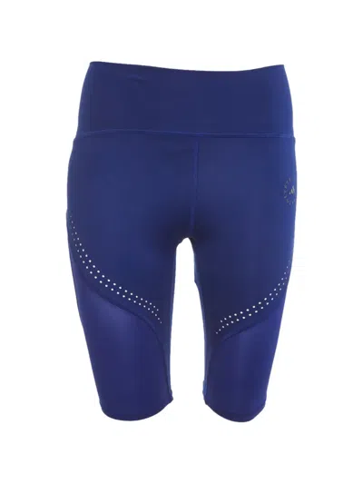 Pre-owned Stella Mccartney X Adidas Optime Biker Shorts In Blue