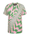 Stella Mccartney X Ed Curtis Psychedelic-print T-shirt In Green