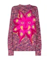 Stella Mccartney X Ed Curtis Sun Marled Jumper In Pink