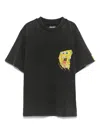 Stella Mccartney X Spongebob Logo-print T-shirt In 黑色