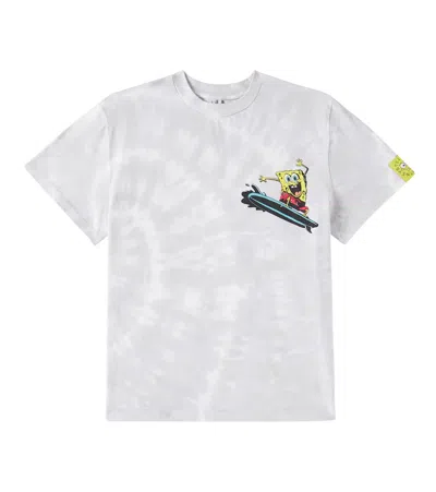 Stella Mccartney Kids' X Spongebob Squarepants Cotton Jersey T-shirt In Grey