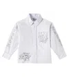 Stella Mccartney X Spongebob Striped Shirt In Ivory