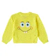 Stella Mccartney Yellow Sweater For Girl With Spongebob In Yellow