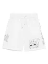 Stella Mccartney X Spongebob Squarepants Graphic Shorts In White