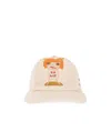 Stella Mccartney X Yoshitomo Nara Joint Logo Baseball Cap In Nude