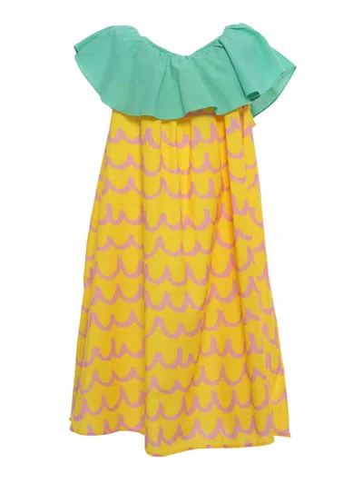 STELLA MCCARTNEY YELLOW AND GREEN DRESS