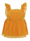 Stella Mccartney Yellow Blouse With Lace In Yellow