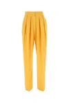 Stella Mccartney Women's Polyester Blend Pant In Yellow