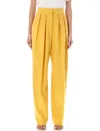 Stella Mccartney Women's Polyester Blend Pant In Yellow