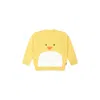 Stella Mccartney Yellow Sweater For Baby Boy With Chick In Yellow