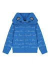 Stella Mccartney Yeti Hoodie In Blue
