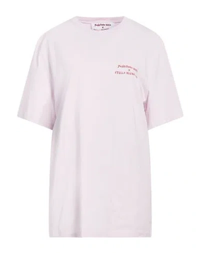 Stella Mccartney Yoshitomo Nara X  Woman T-shirt Lilac Size M Cotton In Pink