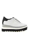 Stella Mccartney Elyse Wedge Sneakers In Polyurethane In Multi