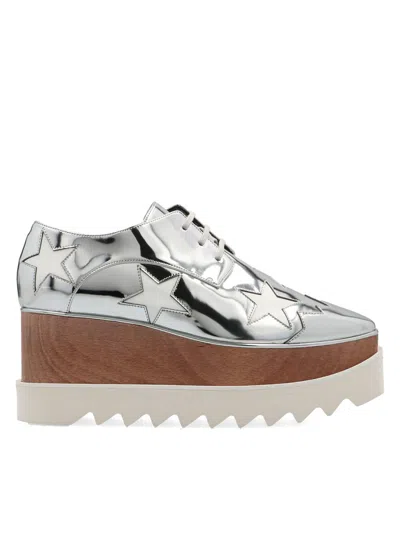 Stella Mccartney Zapatos Con Cordones - Plata In Gray