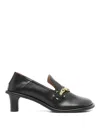 Stella Mccartney 45 Metallic Plaque Pumps In Black