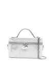 Stella Mccartney Zip-fastening Make Up Bag In Silver