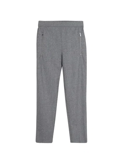 Pre-owned Stella Mccartney Zip-pocket Trousers In Gray
