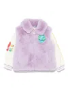 Stella Mccartney Zip-up Faux Fur Jacket