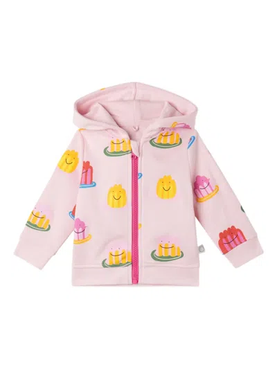 Stella Mccartney Babies' Zip-up Hoodie In Pink