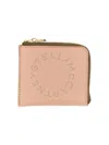 Stella Mccartney Compact Zipped Wallet With Front Logo Detail